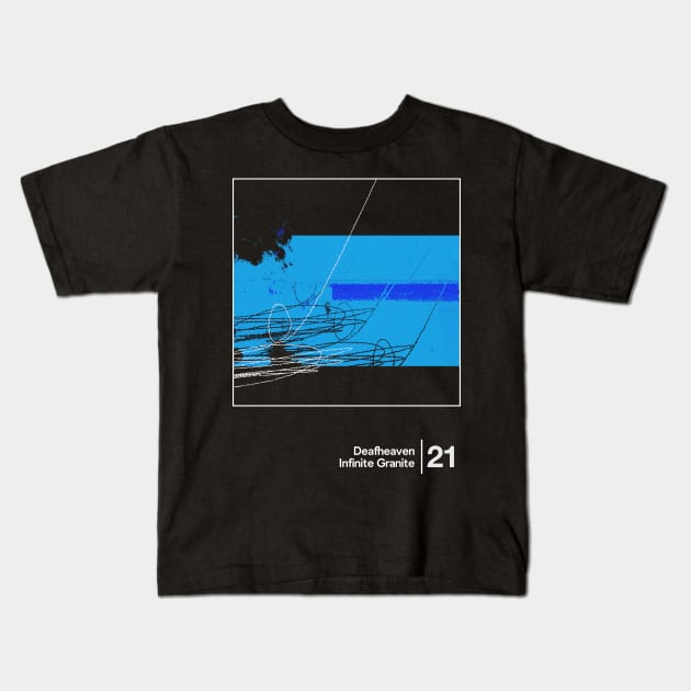 Deafheaven / Minimalist Style Graphic Illustration Kids T-Shirt by saudade